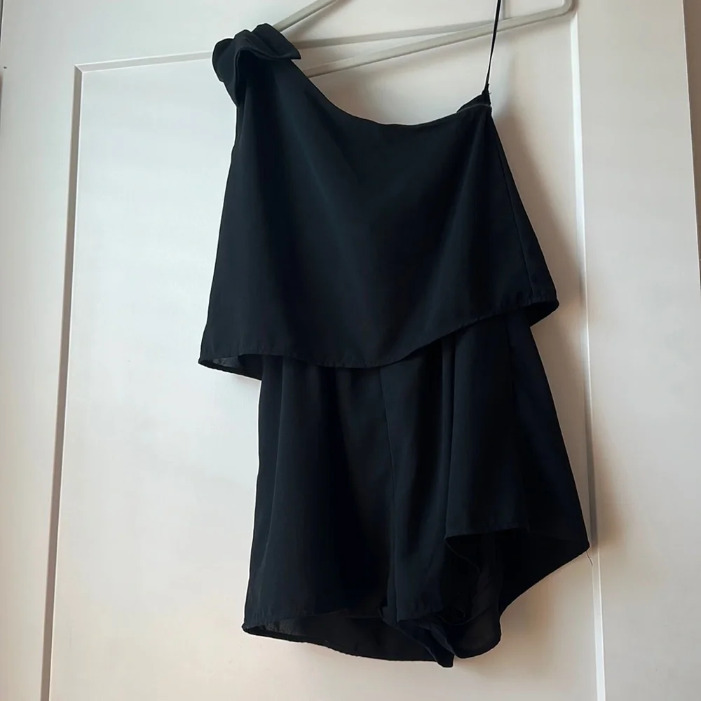 Impeccable Pig One shoulder Romper